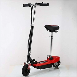 GKJ Electric Scooter GKJ Electric Scooter, Electric Bike, Electric Kick Scooter with Detachable Seat, 15 Kmmax Range, (Up To 15 Km / H) Multiple Colors To Choose, red