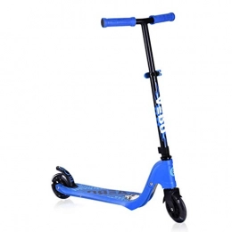 GTYMFH Kick scooter Scooter Men Foldable Portable For Women Two-wheeled stunt scooter outdoor sports Folding 80kg Non Electric City scooter (Color : Blue)