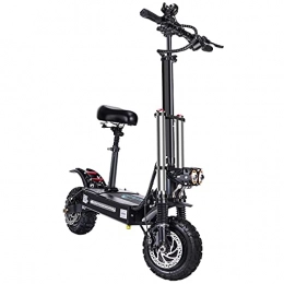GUNAI  GUNAI Electric Off-road Scooter 5400W 11-inch Tire Dual Motor Max Speed 85km / h 60V32Ah Battery Double Suspension Foldable Portable Commuting Scooter with Seat Suitable for Off-road Enthusiasts