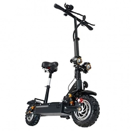 GUNAI Scooter GUNAI Electric Scooter 3200W Motor，with 60V 30Ah Smart Lithium Battery, Dual Drive 11-Inch Off-road Domineering CST Tire Commuter Scooter with Seat