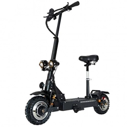 GUNAI  GUNAI Electric Scooters Adult 3200W Motor Max Speed 70km / h Double Drive 11 inch Off-road CST Tire Folding Commuting Scooter with Seat and 60V Battery