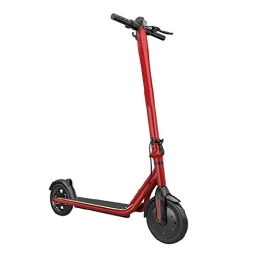 Hammer Electric Scooter Hammer Electric Scooter, 25 Miles Long-Range Battery, Up to 22 MPH, Easy Fold and Carry Design, Ultra-Lightweight Aluminum Alloy, Black (Color : Red)