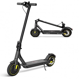 happyrun Electric Scooter HAPPYRUN Electric Scooter, Foldable E-Scooter with 10’’ Honeycomb Tyres, Bluetooth App Control, 35km Max Distance, Up to 25km / h, 350W Motor, IP54 Waterproof, LCD Display, for Adult or Young, Grey