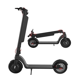 KaraQoton Electric Scooter High Performance 350W Brushless Motor Electric Scooter X8 Adults Foldable Portable With Long-Range Motor 28 Miles 10 inch Pneumatic Tyres Top Speed 15.5 mph Electric Kick Scooter Removable Battery