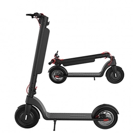 nyainqen Electric Scooter High Performance Brushless Motor 350W Electric Scooter X8 for Adults 10 inch Pneumatic Tyres 28 Miles Long-Range Motor Top Speed 15.5 mph Foldable Portable Electric Kick Scooter Removable Battery