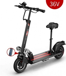 MMJC Electric Scooter High-Speed Electric Scooters - Portable Folding, 40 Mph And 40 Mile Range, 400 W Motor Power And 440 Lb Load, Black