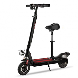 HiJsport Scooter HiJsport Electric Scooter-Lightweight, Foldable & Easy Carry, Hight-Adjustable, Two-Wheeled Mini Electric Scooter For Teenagers And Adults (Color : Black)