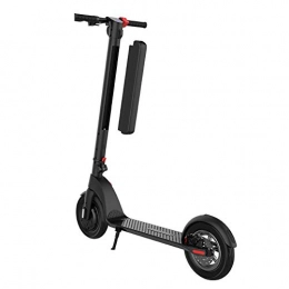 HJRD Electric Scooter HJRD Electric Scooter, Powerful Motor, 45Km Long-Range Battery, Up to 25Km / h, 10" pneumatic Filled Rubber Tires, Ultra Lightweight E Scooter with10 Inch, for Teens