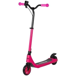 Homcom Scooter HOMCOM IE Located 120W Electric Scooter, E-Scooter with Battery Display, Adjustable Height, Rear Brake, for Ages 6+, Pink