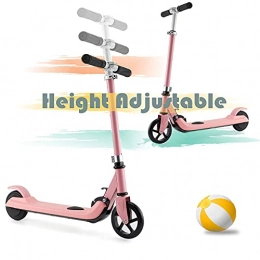 HST 5.5 Inch Smart Electric Scooter E Scooter Kick Scooter Stunt Scooter 100 W | 25.2V 0.9A Battery | Maximum Range 6 km | 6 km / h for Children (Pink)