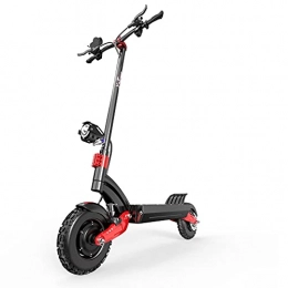 HTRTH Scooter HTRTH 60V 3200W Electric Scooters Adults Dual Motor 75km / h e-scooter 10" Off Road Scooter Folding 914 (Color : 52V 2400W)