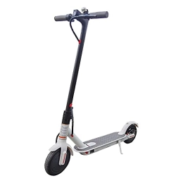 HUIZWJ Electric Scooter HUIZWJ HT-T4 Adult Electric Scooter 8.5 Inch Tire, Max Range 20 Miles, 350W Brushless Motor, E-Scooter Foldable Mobility Scooters For Travel And Commuting (Color : White)