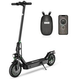 isinwheel Electric Scooter isinwheel Electric Scooter Adult, 500W Motor, Up to 35 / 40k.m Range, Top Speed 25k.m / h, 10.4Ah Battery, 10inch Solid Tires, E Scooter Adult with Dual Suspension, Dual Braking System&App