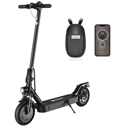 isinwheel Electric Scooter isinwheel Electric Scooter Adult, E Scooter 35 / 40km Long Range, 10inches Solid Tire, 10AH Battery, Max Speed 25km / h, 2 Speed Modes Adjustable, 350W / 500W Motor, APP Control, Double Braking System