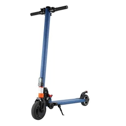 J&Z Electric Scooter J&Z Foldable Electric Scooter for Adult Lightweight Electric Scooters, The Top Speed Is 20Km / H Maximum Load 100Kg LCD Display for Outdoor, 30~40KM, Blue