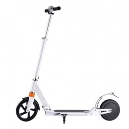 jiashibohong Electric Scooter jiashibohong Folding Electric Scooter for Adult Unisex, 180W Motor 15KM / h Battery 8 Inch Tire Dual Shock Absorbers E-scooter for Commute, White