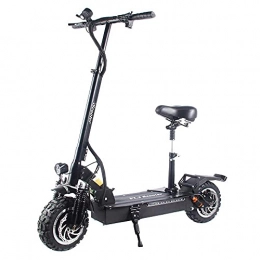 JLKDF Electric Scooter JLKDF 10.0 Inch Two Wheels Electric Scooter, 2400W Folding Offroad E-Bike with Dual Braking System, 70-130Km Long-Range, for Adults Kids