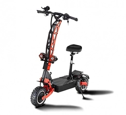 JLKDF Scooter JLKDF Electric Scooter Adult 5600W, A Portable Foldable High-standard Double Scooter, With 60V 30AH Lithium Battery, Maximum 150km Load Bearing 200KG, Maximum Speed 85km / h, 11-inch Off-road