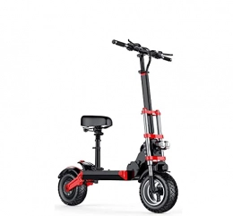 JLKDF Electric Scooter JLKDF Electric Scooter Adult Fast, Foldable Portable Comfortable Seat, LCD Display Shockproof Design, 12-inch Off-road Tires, Maximum Speed 55km / H Outdoor Riding Vehicles Electric Scooters