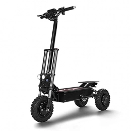 JLKDF Scooter JLKDF ZGGYA Electric Scooter Adult Portable Foldable, Electric Scooter, Off-road Scooter, Three-wheel Scooter, Motor 3000W, Charging Time 9 Hours, Rated Power 1200W 3 Motor