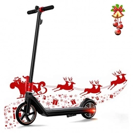 JSZHBC Electric Scooter JSZHBC Electric Scooters Ultra Lightweight Folding Electric Scooter, Three-Speed Adjustable, 15km Long Range, Max Speed 15km / h, 150W Motor, 130kg Max Load, Solid Tires, Suitable For Children And Teenagers