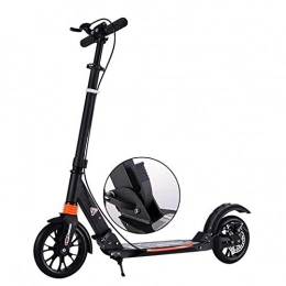 JSZHBC Electric Scooter JSZHBC Unisex Adult Kick Scooters with Disc Brakes, Foldable Commuter Scooters with Big Wheels, Birthday Gifts for Women / Men / Teens / Kids, Up to 150kg, Non-Electric Portable