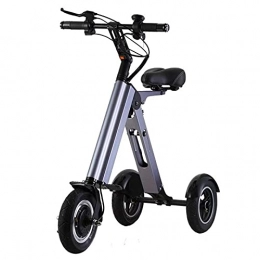 JTYX Scooter JTYX Electric Scooter 3 Wheels for Adult Folding Commute Scooter with Seat LED Taillight 3 Speeds Modes 250W Motors LCD Display 10 Inch Tire Mobility Scooter for Seniors