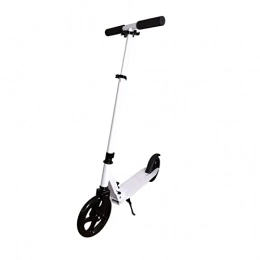 JUSTQIJUN Two-wheeled Scooter Is Suitable For Beginners To Load Electric Scooters For Adults (Color : White)