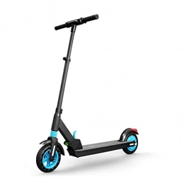 JUSTYAOFENG Scooter JUSTYAOFENG Motor 8inch Tires Foldable Electric Scooter Scooter (Color : Black)