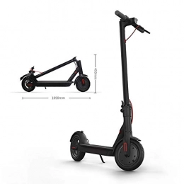 JW-YZWJ Scooter JW-YZWJ Explosion-Proof Tire Electric Scooter, Adult Folding Bicycle Light And Portable Two-Wheeled Scooter Electric, 32Km / H, Black