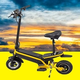KAPLAR Scooter KAPLAR Adult Electric Balance Car, Weight Capacity 330Ibs 10'' Tires LED Display Screen Removable Battery Pack Dual Brake Night Safety Light Front Wheel Shock 116 * 63 * 117CM