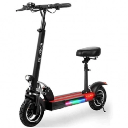KIRIN Scooter KIRIN KUGOO M4 Electric Scooter for Adult, Lightweight Folding E Scooter, 500W motor 3 Speed Modes, Fast Max Speed 28mph, Range 50km, LCD Display, Dual Disc Brakes, Big 10 inch Anti-skid Tyre,