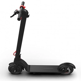 Kjy123 Electric Scooter Kjy123 Adult Folding Electric Scooter Fast 35 Km / h，350W 5AH Cross Country Aluminum Alloy 2-wheel Scooter 10 Inch Lightweight Foldable with LCD-display Scooter (Size : 8.5 inches)