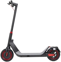 Kugoo Electric Scooter Kugoo G-Max Adult Folding Electric Scooter 10 Inch Pneumatic Tire 500W Brushless Motor 10.4AH Battery, APP Control-Black