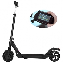 KUGOO S1 Electric Scooter with Display and LED Lights, 350W Smart Folding Scooter Weight Only 11kgs (Black)