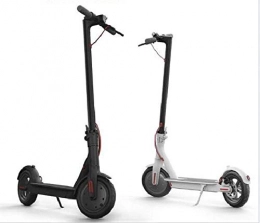 KUSAZ Electric Scooter KUSAZ Adult electric scooter, collapsible city scooter, LED light, black, white, double brake, mileage 40KM, 250W, White