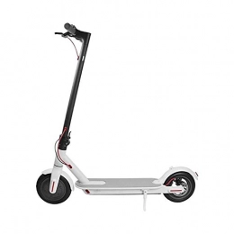 KUYUC Electric Scooter KUYUC Folding Electric Scooter for Adults and Teens, Portable E-Scooter with 8.5 inch Tire, 15MPH, Up to 9Miles, One-Step Fold (Color : White)