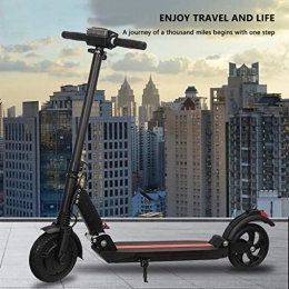 Electric Scooter L9WEI Foldable Electric Scooter, Aluminium Portable Scooter for Teenagers, up to 30 km / h, E-Scooter Electric Scooter Electric Scooter Electric Scooter (Black)