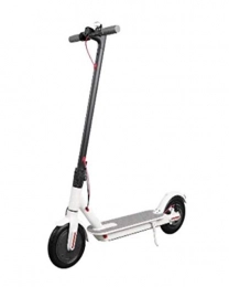 LaKoos Electric scooter, APP control, 250W electric motor, 30km cruising range, maximum speed of 25km/h, 8.5-inch tires, folding city moped for adults-white