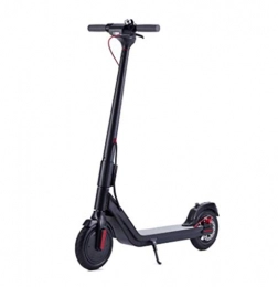 LaKoos Electric Scooter LaKoos Folding electric scooter Portable adult moped aviation aluminum alloy frame LCD display 8.5 inch honeycomb tire height adjustable only weighs 13.2KG-black