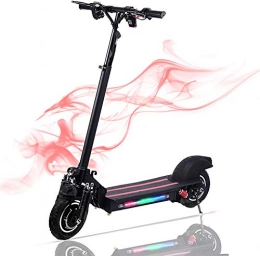 Lamtwheel Electric Scooter Lamtwheel Electric Scooter 1200 Watt Motor - Range 40-50 km with All-Terrain Tyres - Foldable - Electric Scooter 48 V / 22 Ah Black Red, Black Red, 600W