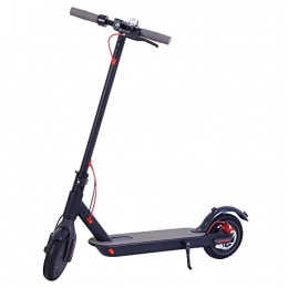 LIZONGFQ Electric Scooter LIZONGFQ 350W electric e-scooter 25km / h top speed, 8.5 '' tires, foldable e-scooter with Bluetooth app control and headlights for adults and young people. Loadable 265 lb, Black