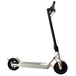 LIZONGFQ Scooter LIZONGFQ 350W electric e-scooter 25km / h top speed, 8.5 '' tires, foldable e-scooter with Bluetooth app control and headlights for adults and young people. Loadable 265 lb, White