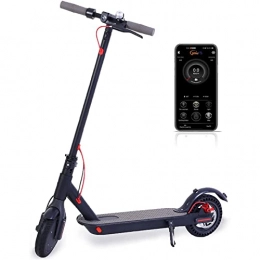 LIZONGFQ Scooter LIZONGFQ Electric Scooter 30 Km / H Maximum Speed, Load 120 Kg, with Double Brake System Portable Foldable Commuter Scooter Waterproof E-Scooter for Adults And Teenagers