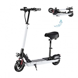 LJJLJJ Electric Scooter LJJLJJ Electric Scooter Adult, Foldable E-Scooter Portable &Lightweight Design, 350W Motor Up, Light With Lcd-Display, Electric Brake For Adult, White, 25to30km