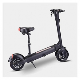 LJP Electric Scooter LJP Electric Folding Scooter 500w Motor 10 Inch Tires 60-70 KM Range Foldable Electric Scooters With Air Tyre Black For Adult