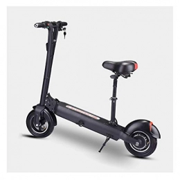LJP Electric Scooter LJP Electric Folding Scooter With Seat Up To 60-70 KM Range Folding E-kick Scooters For Adults 350w Motor Easy To Carry Black