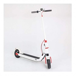 LJP Electric Scooter LJP Electric Kick Scooter E-scooter Portable Folding 8.5 Inch Tires 350w Motor Max Speed 25km / h Up To 20-25KM Range 3 Speeds Adults (Color : White)