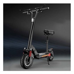LJP Scooter LJP Electric Kick Scooter Foldable 40 Km / h Max Speed Electric Scooters With Seat Portable 500W Motor 10" Wheels 60-70 Km Range