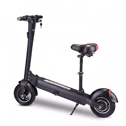 LJP Scooter LJP Electric Scooter Black 40 Km / h Max Speed 36V 8 AH Battery Electric E Scooter Ride Foldable 10" Tires Portable Gift For Adults